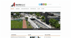 Desktop Screenshot of halpekinsaat.com